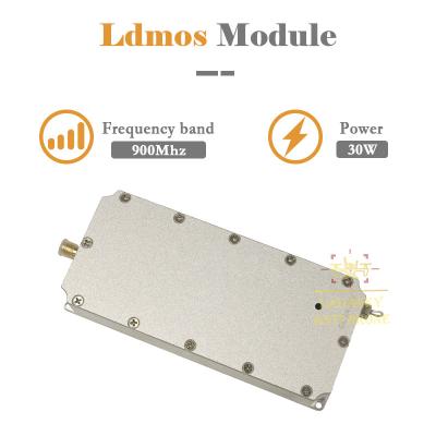 中国 860-930MHz 30W 900MHz アンチ・ドローン・モジュール 電力増幅器 RF モジュール ドローンカウンター LDMOS モジュール アンチ・UAV RF増幅器 モジュール 販売のため