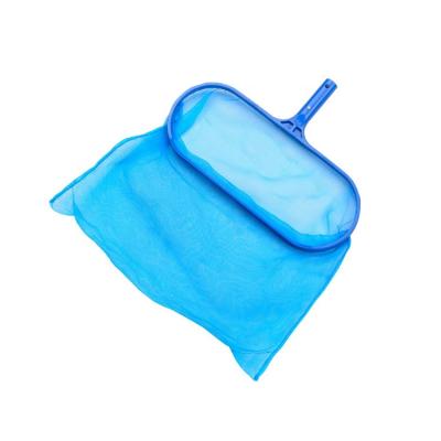 China Economy PE Mesh Deep Bag Catcher Leaf Rake Cleaning Machines Hand Held Pool Skimmer Net For Surface for sale