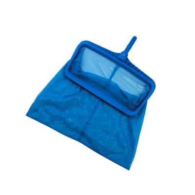 China Improved Heavy Duty Heavy Duty Mesh Deep Bag Catcher Leaf Rake Fine Cleaning Tools Pool Skimmer Net With Strong Plastic Frame for sale