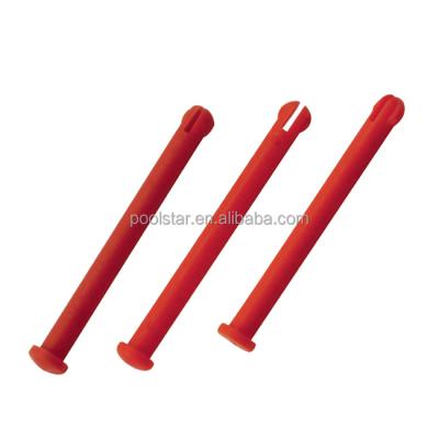 China Length is Longer Swimming Pool Cleaning Tools Heavy Duty Accessory Spare Plastic Locking Peg Long Set for Pool Vacuum Head Handle for sale