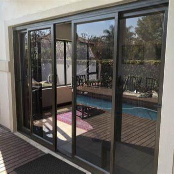 China New Design Sound Insulation Cheap Aluminum Sliding Door Aluminum Frame Sliding Door for sale