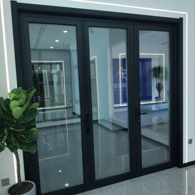 China Heat Insulation Bi Fold Door Accordion Fold Patio Doors Interior Folding Door for sale