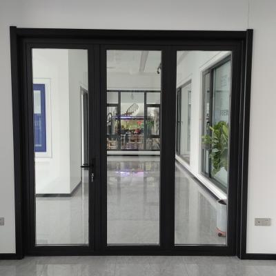 China Exterior Bifold Doors Aluminum Bifold Doors Sound Insulation Doors Bifold Doors for sale