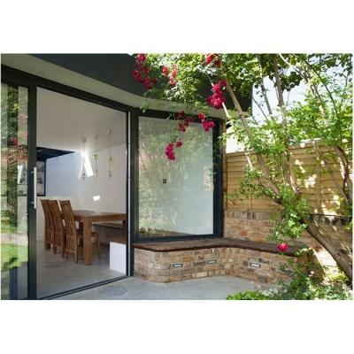 China Youshuo Panoramic Swing Window Floor to Ceiling Arc Aluminum Fixed 5 Panel Grids for sale