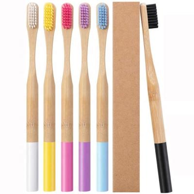 China Wholesale Eco Friendly Biodegradable Kids Bamboo Toothbrush For Kids for sale