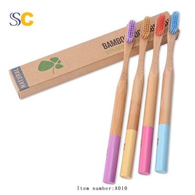 China Factory Eco-Friendly High Quality Soft Baby Bamboo Toothbrush for sale