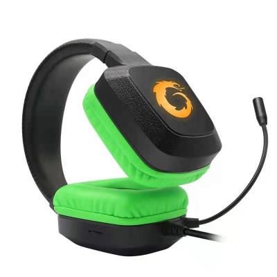 China Headband RGB Light PS4 Gaming Headset Wholesale Built-in Microphone Computer Wire Controlled Earphone for sale