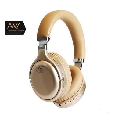 China Wireless Foldable Headband ANC Headset Noise Canceling Wireless Overhead Earphone for Samsung/vivo/Huawei for sale