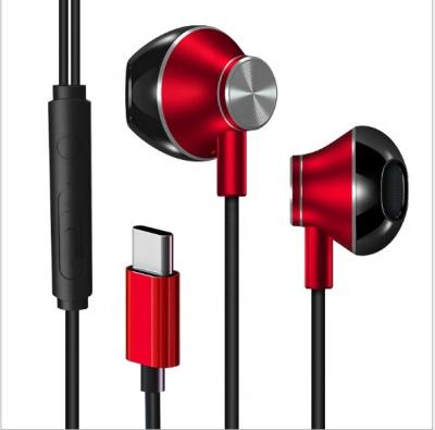 China In-ear USB C wired tangle free earphone with microphone buy earphone china for OPPO/HUAWEI/SAMSUNG/VIVO for sale