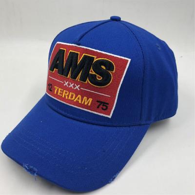 China JOINT Embroidery Custom Logo Washed Baseball Cap Custom Hat Design 5 Panels Hats for sale