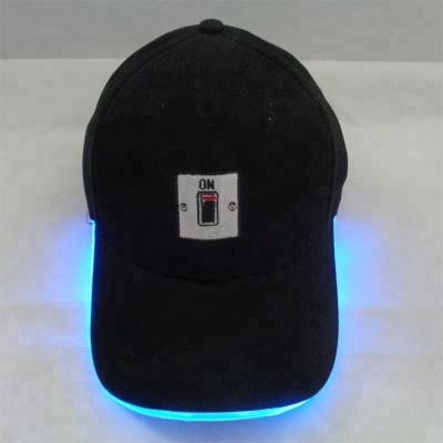 China Fashionable Sport Mesh Baseball Cap Summer COMMON LED Light Interpretation Party Hat for sale