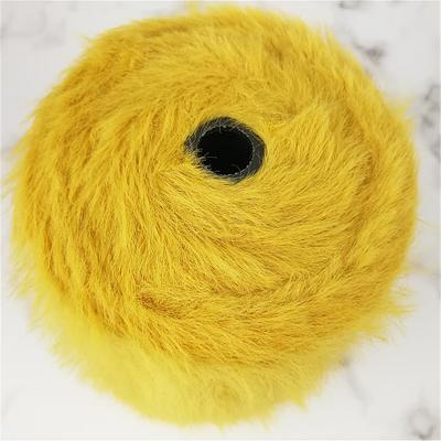 China 100% Nylon 4CM Hairy Fluffy Feather Yarn For Machine Knitting for sale