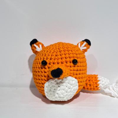 China Ready Stock Seven Craft Cute Fox DIY Crochet Kit Milk Cotton For Beginners for sale