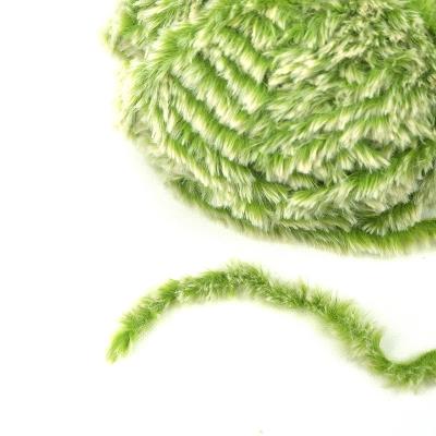 China 1/0.65NM 100% Polyester Soft Comfortable Fur Yarn For Knitting for sale