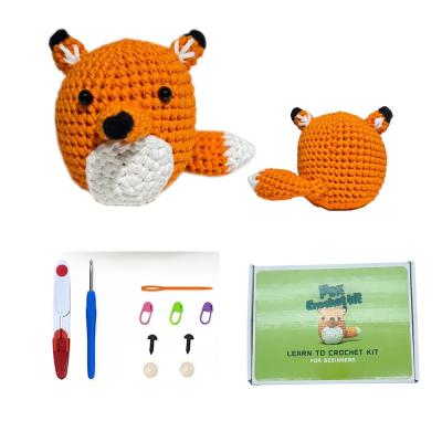 Cina Cotton DIY Crochet Kit Box con ganci da crochet multi colore in vendita