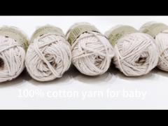 factory directly price 100% 4 ply 8s cotton yarn 10g small ball yarn support for weight customizatio