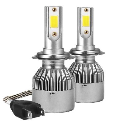 China C6 Bulbs Car Led Headlight H7 H4 H11 9005 HB3 HB4 9006 36W 4000LM 6000k C6 Led Headlamp Universal for sale