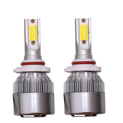 China Longest Life Auto Lighting 25w HB3 High Low HB4 H11 H4 H7 Led H1 H3 Car Color Bulbs Doubles C6 Automobile Led Motorcycle Headlight Bulb for sale