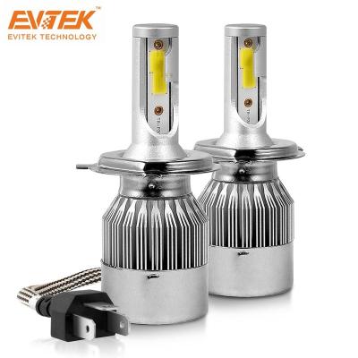 China C6 Aviation Aluminum Single Beam High Low Color Dual Beam 36W 6000K 3800LM H1 H3 H4 H7 9004 9005 9006 9007 880 881 Car Led Headlight Bulb for sale