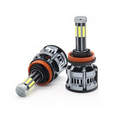 China Auto Led Headlight 2021 8Sides LED Headlight Bulbs Hi/Lo Beam Auto Led Headlight 9007 Bulb Universal 1860 CSP H4 H13 9007 For 12V Car for sale