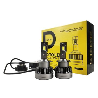 China Custom D4s LED Headlight 6000K White 110W Headlight Bulb Plug and Play D2S D2R D4S D4R LED HID Xenon Headlight Bulb Conversion Kit for sale