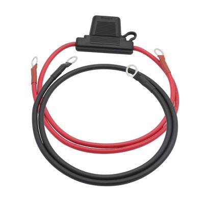 China Integrated waterproof cable from A.W.G. Maxi Fuse Holder Kit 8 Blade 80A Amomd 85cm Long ABS Plastic Fuse Holder With Terminal 80A Blade Fuse Ring for sale