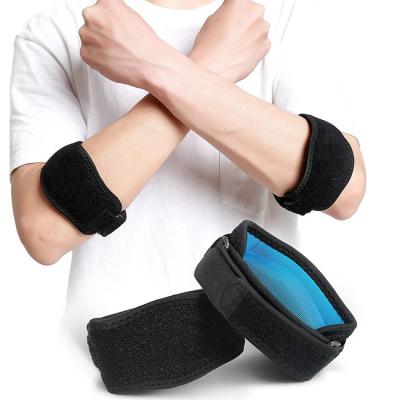 China Soft Compression Elbow Brace Sleeve Tendonitis Golfers Tennis Elbow Support Sleeve for sale