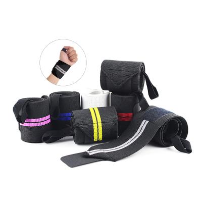 China Adjustable Weightlifting Wristband Gym Wrist Support Straps Wraps Sports Safety Fitness for sale