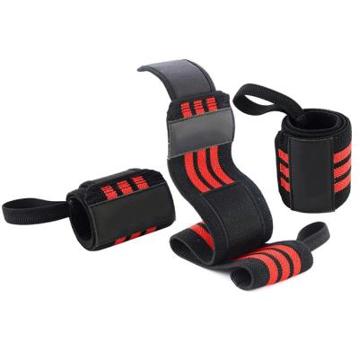 China Custom Gym Adjustable Wrist Straps Weightlifting Wrist Wraps Wrist Band For Fitness for sale