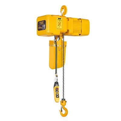 China Building Material Stores High Speed ​​Double Speed ​​Electric / Single Speed ​​Chain Hoist Manufacturer for sale