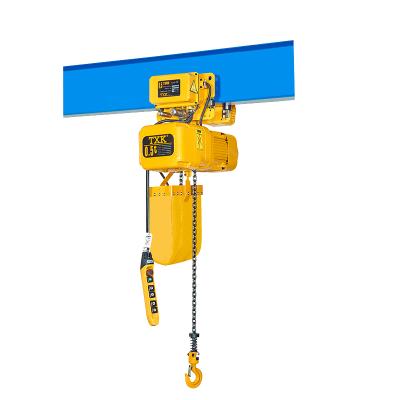 China Building Material Shops Electric Chain Hoist 0.5T Harga Hoist Hoist With Trolley for sale