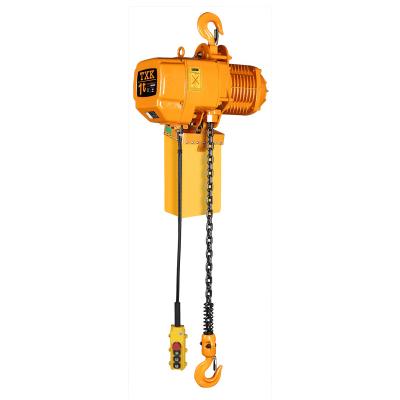 China TXK 3 Ton 240V Single Phase Electric Hook Mounted Chain Hoist 3 3 Ton for sale