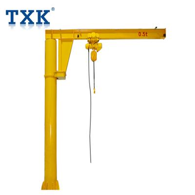 China Jib Crane Workshop Arm Swing 0.5 Ton 1 Ton Column Jib Crane Price 2 Ton for sale