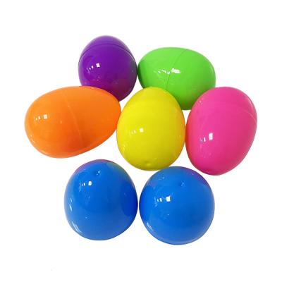 China 6X4.2cm Maker Game Plastic Hunt Decoration For Baskets Bucket Bag Gift Assorted Colored Plastic Easter Eggs for sale