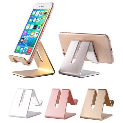 China Wholesale Universal Universal Desktop Stand Holder Mobile Phone Tablet Holder Aluminum Bracket Mobile Phone Holder for sale