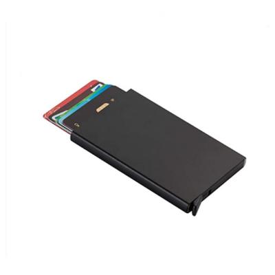 China 2021 Selling Credit Card Holder ID Card Holders Business Men's Waterproof Hot Rfid Aluminum Automatic Slim Slim Card Case for sale