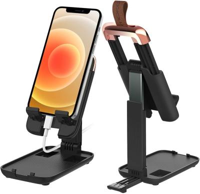 China Phone Tablet Stand Foldable Desktop Stand (Height) Adjustable Adjustable Mobile Phone Holder for sale