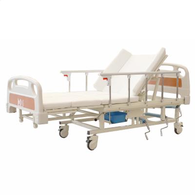 China 2021 Hot Sale Multi-Funcation New Design Durable Home Using Medical Bed Nursing Bed With Toilet for sale