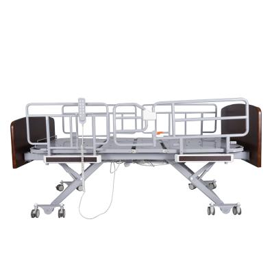 China Hospital Clinic Ultra Low Position Electric Nursing Home Beds Popular For Hospital Bed With Toliet for sale