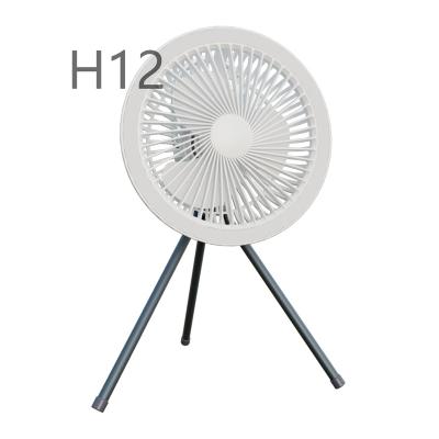 China High Quality Outdoor LED Light Camping Fan USB Fan 7800mAh Long Time Running LED Fan Ring Light Adjustable Mini Portable for sale