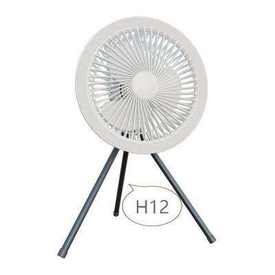 China High Quality Outdoor LED Light Camping Fan USB Fan 7800mAh Long Time Running LED Fan Ring Light Adjustable Mini Portable for sale