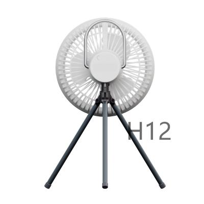 China High Quality Outdoor LED Light Camping Fan USB Fan 7800mAh Long Time Running LED Fan Ring Light Adjustable Mini Portable for sale