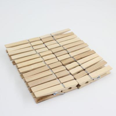 China Wholesale Traditional Wooden Clothespin Hang Laundry Craft Natural Cut Small Wooden Clothespin for sale