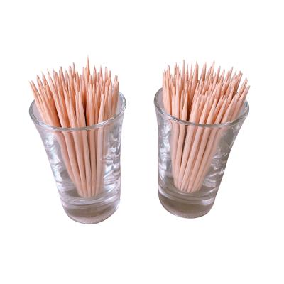 China 2021 Nature Disposable Bulk Toothpicks Bamboo Tooth Picks Fruit Bamboo Toothpick for sale