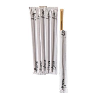 China Disposable Poplar Wooden Chopsticks Snack Stick Custom Printed Chopsticks for sale