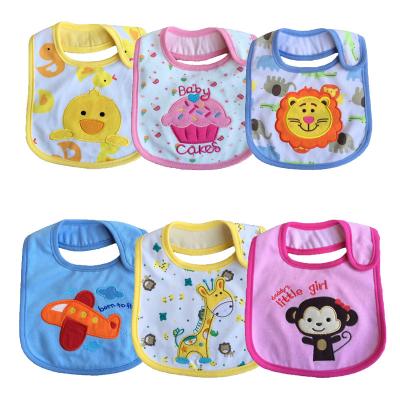 China Viable Waterproof Apron Cartoon Napkin Toddler Dinner Bandanas Burp Cloths Baby Boy Kids Feeding Bibs for sale