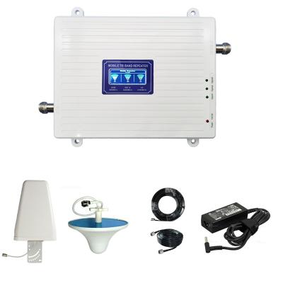 China High Quality Mobile Supplement 2g 3g 4g GSM WCDMS LTE 900/2100/2600mhz Home Use Triband Signal Booster With Antenna for sale