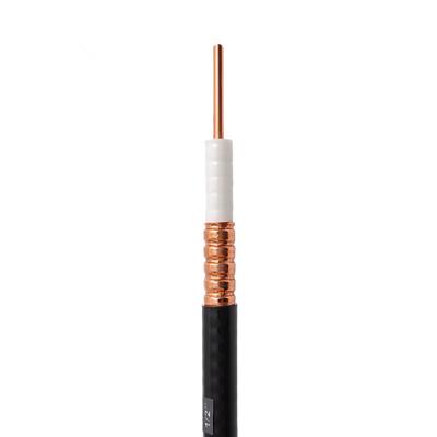 China High Quality Telecom Communication Low Loss 50Ohm Corrugated Tube Conductor RF Coaxial Cable 1/2