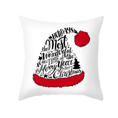 China Decorative Cushion Cover Digital Printed Sofa Christmas Throw Pillow Covers Anti-static Cheap Pillow Cases for sale