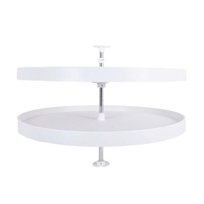 China Traditional White Line Value Kidney Lazy Susan Set for sale